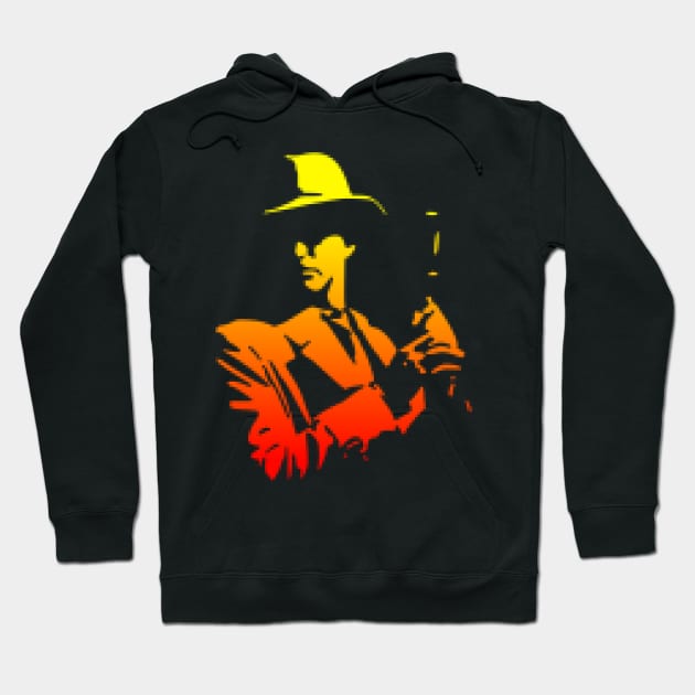 Tex Murphy Pixel Art Hoodie by Retro8Bit Fashion Store